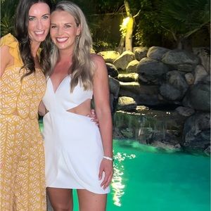 Alexis Tokyo Dress - White / Alabaster - size Small